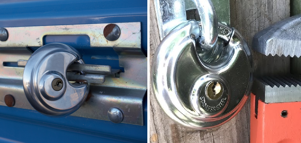 How to Break a Storage Cylinder Lock