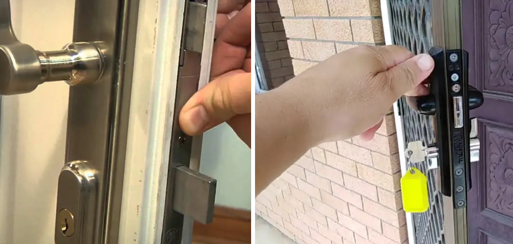How to Fix a Triple Lock Security Door