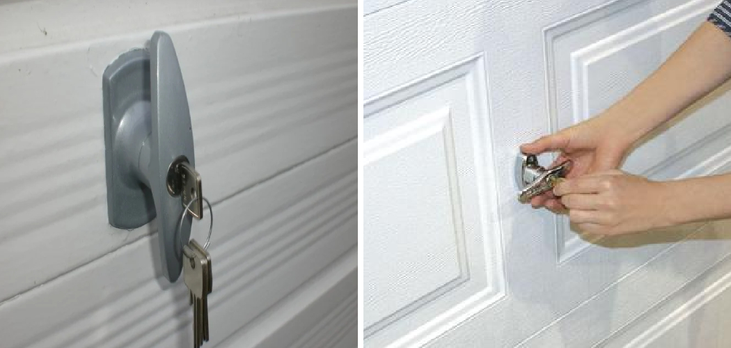 How to Install T-handle Garage Door Lock