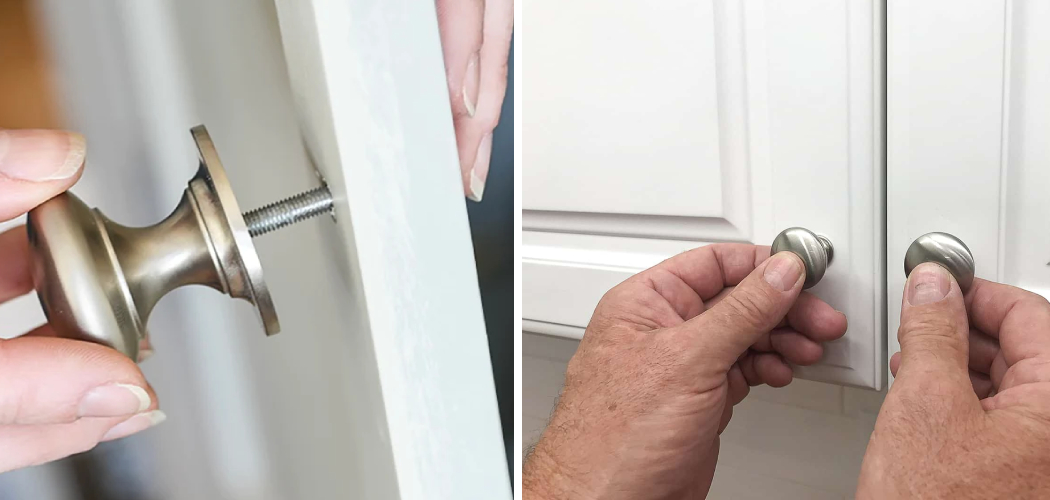 How to Lock Cabinet Doors with Knobs