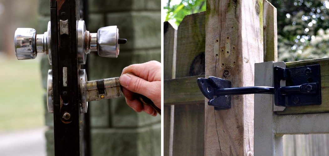 How to Lock Fence Gate