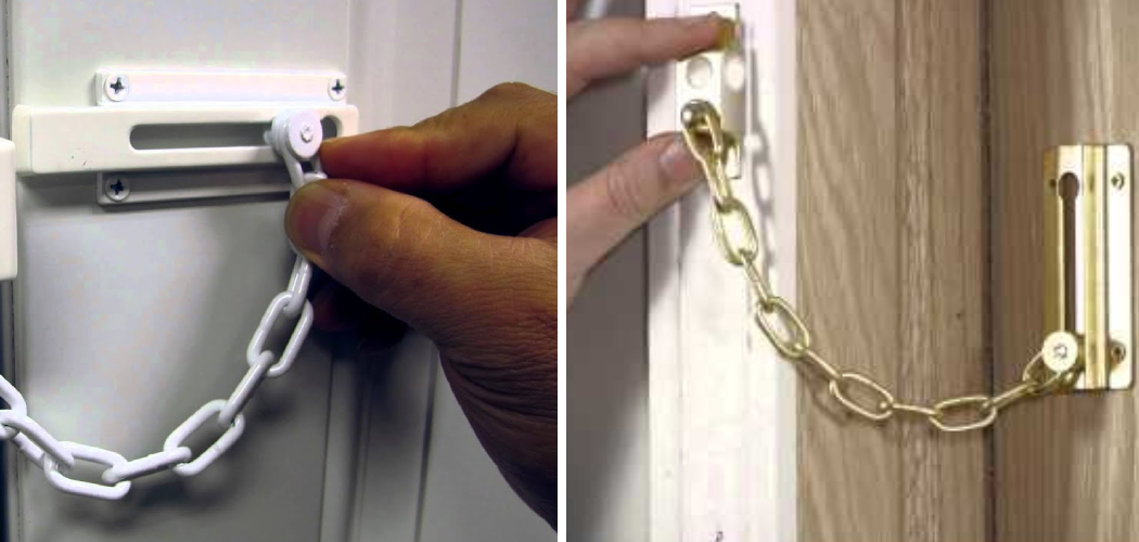 How to Open Chain Lock From Outside