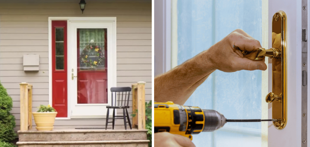 How to Open Locked Storm Door from Outside