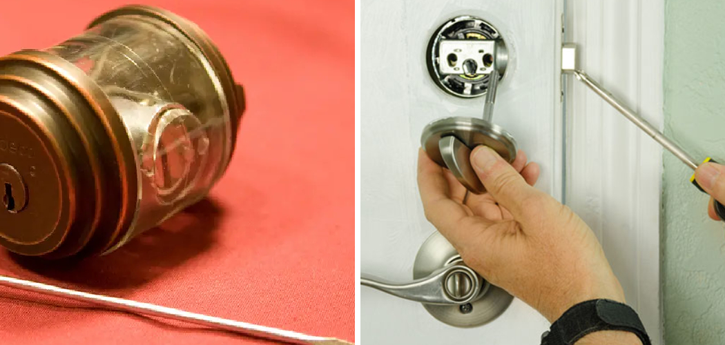 How to Open a Deadbolt Lock With a Screwdriver