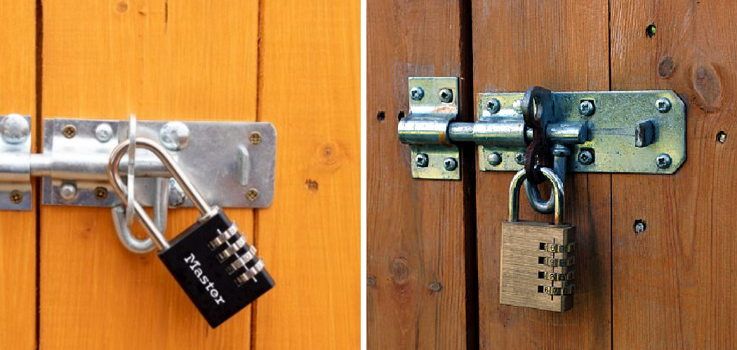 How to Put a Padlock on a Bolt