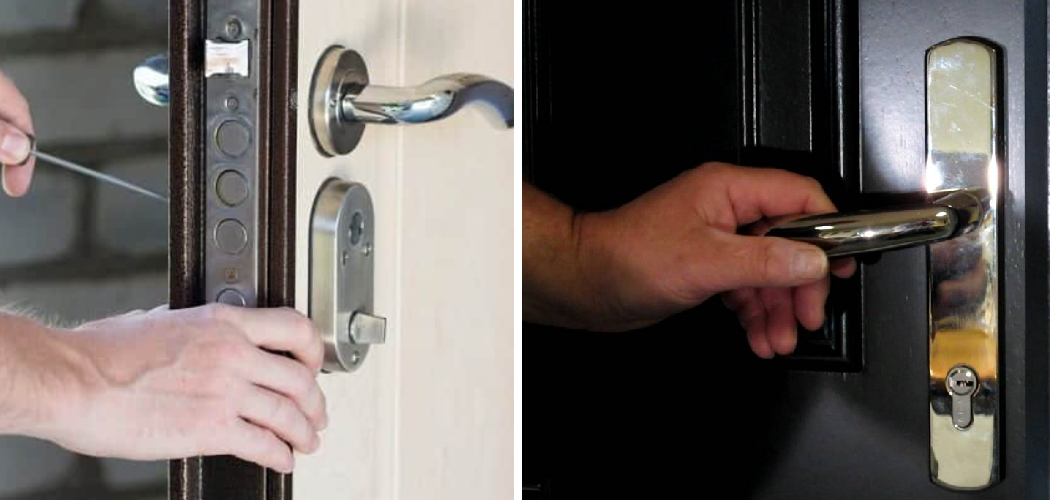 How to Remove Commercial Door Lock Cylinder Without Key