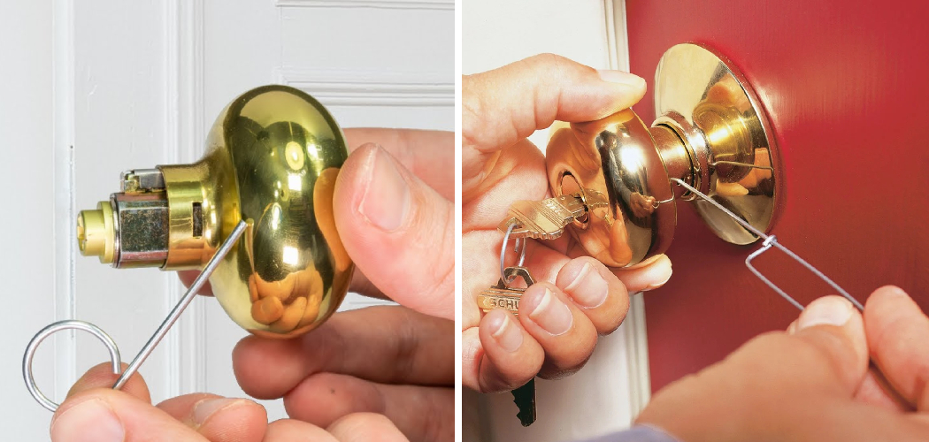 How to Remove Lock Cylinder From Schlage Door Knob