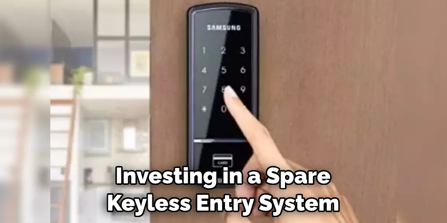  Investing in a Spare Keyless Entry System