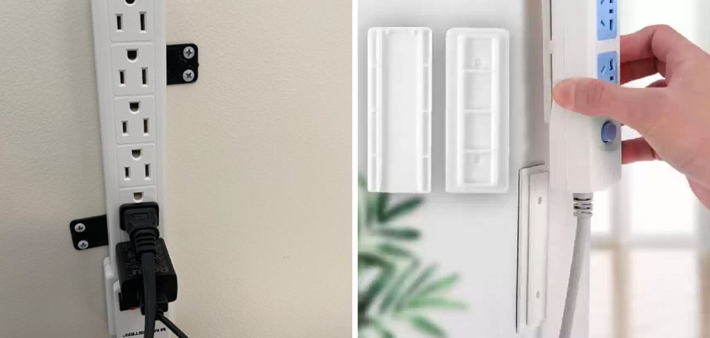 How to Hang Power Strip on Wall