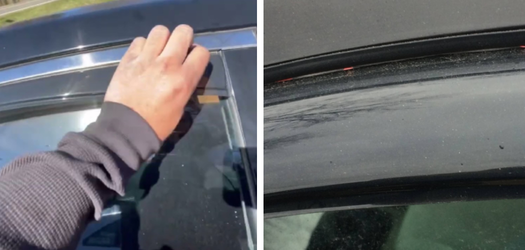 How to Remove Rain Guard Adhesive