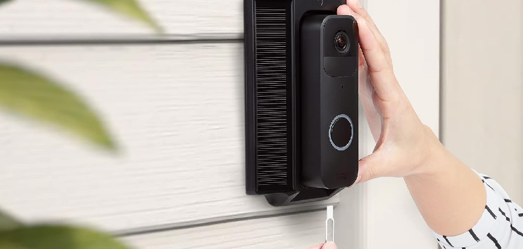 How to Remove Blink Doorbell