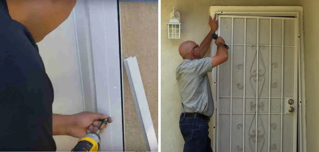 How to Install a Security Door Frame