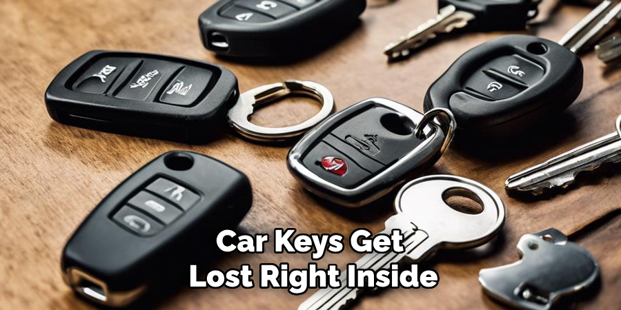 Car Keys Get Lost Right Inside