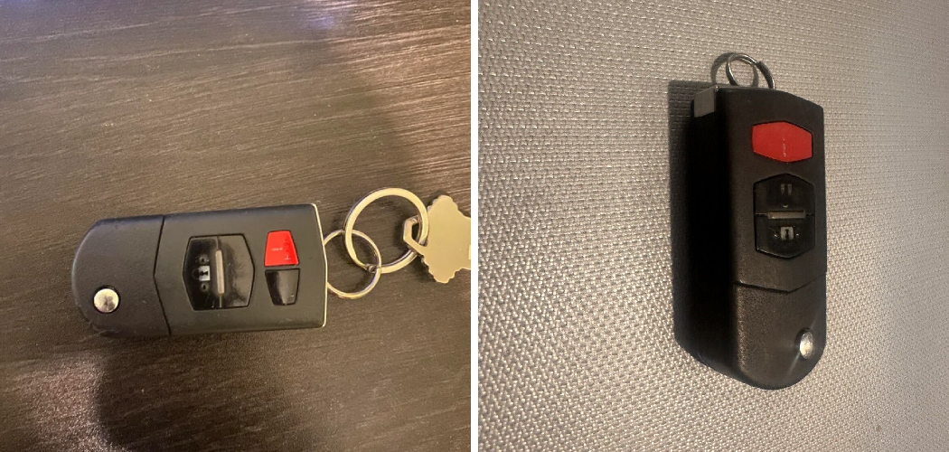 How to Fix a Mazda Key Fob Button Sticking