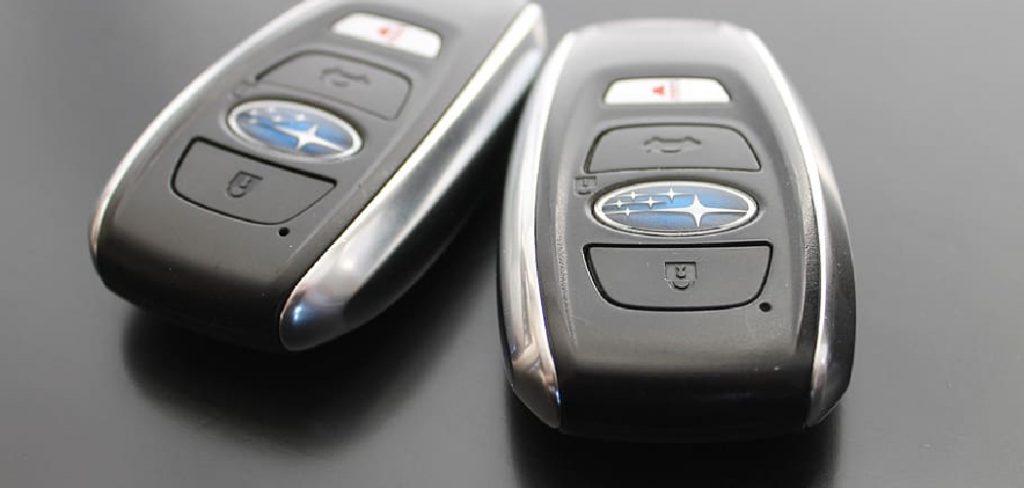 How to Reset Subaru Key Fob