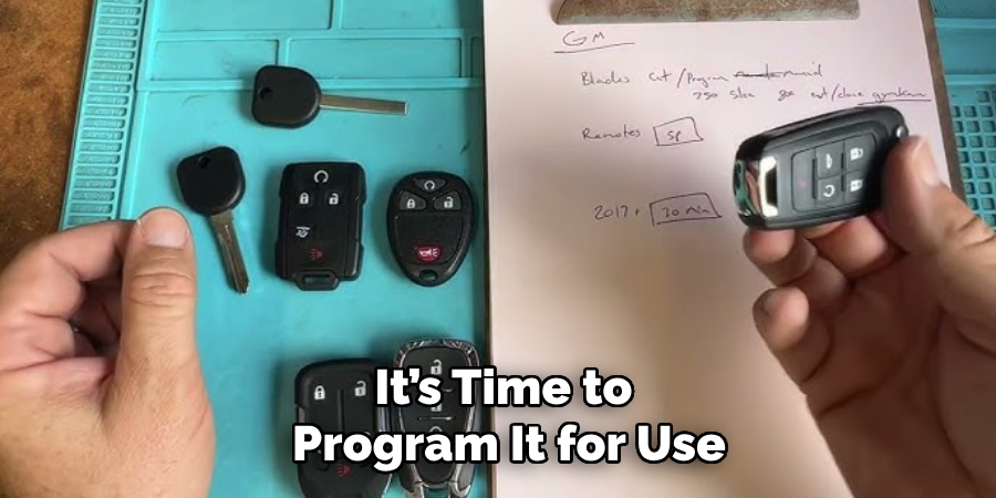 It’s Time to Program It for Use