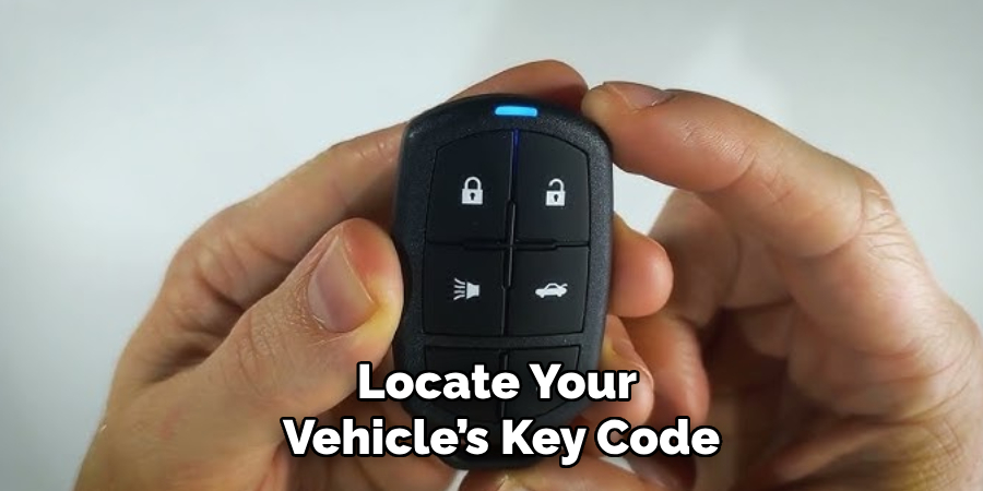 Locate Your Vehicle’s Key Code