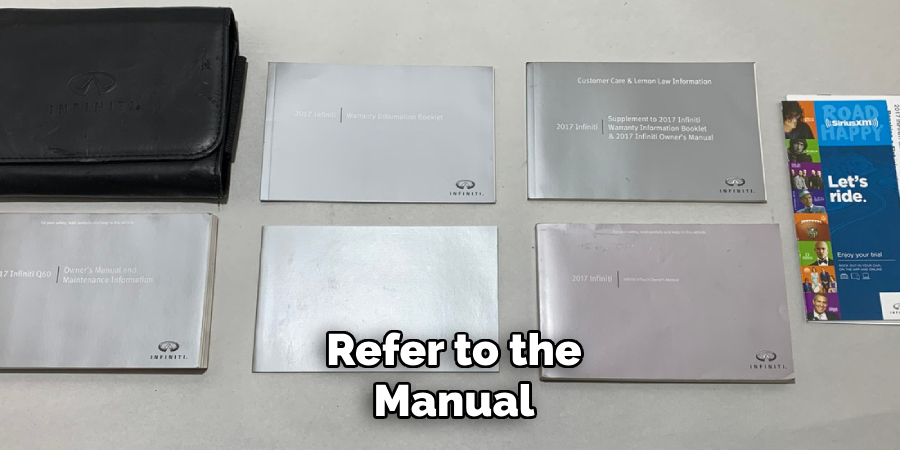 Refer to the Manual 