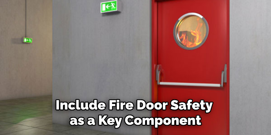 Include Fire Door Safety as a Key Component