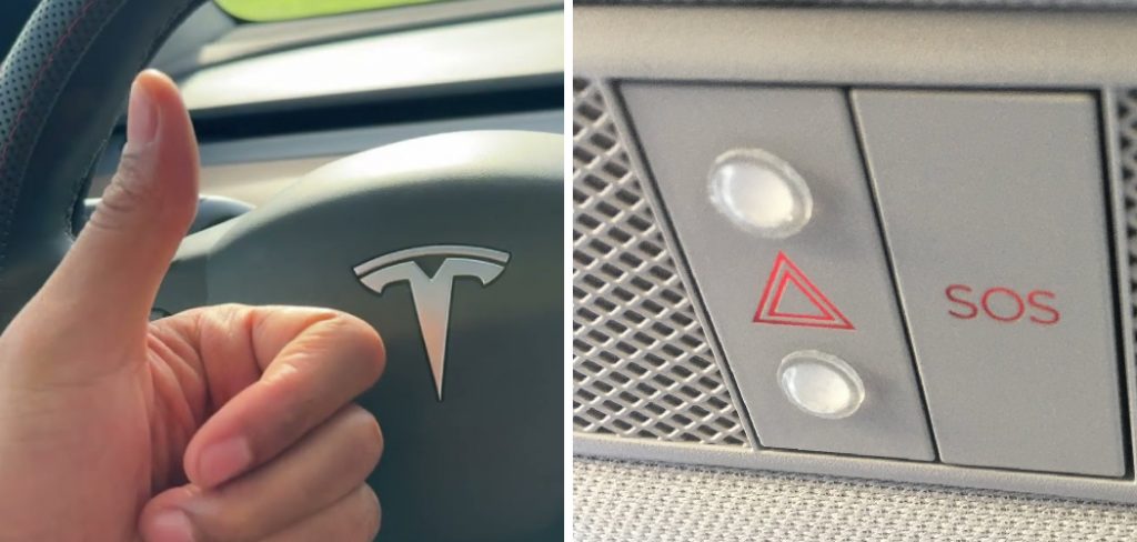 How to Hazard Lights Tesla