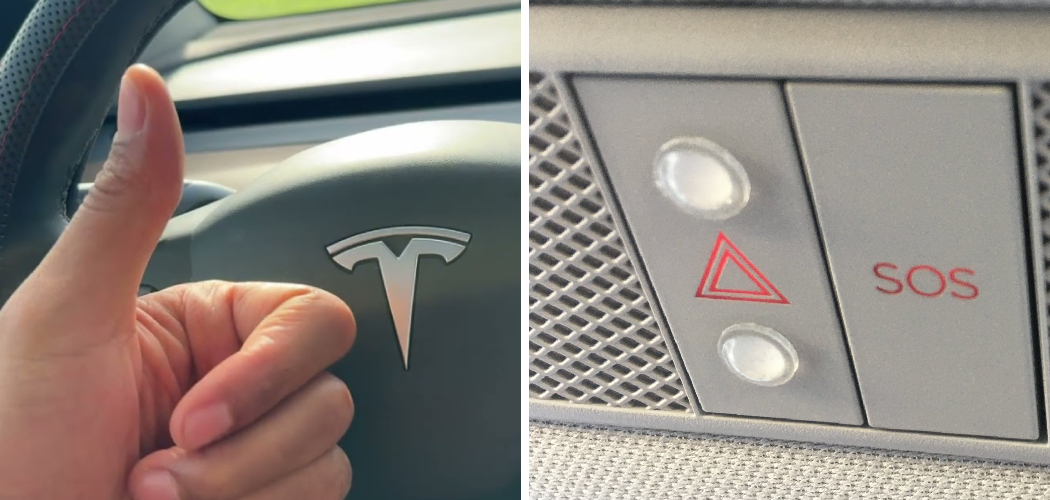 How to Hazard Lights Tesla