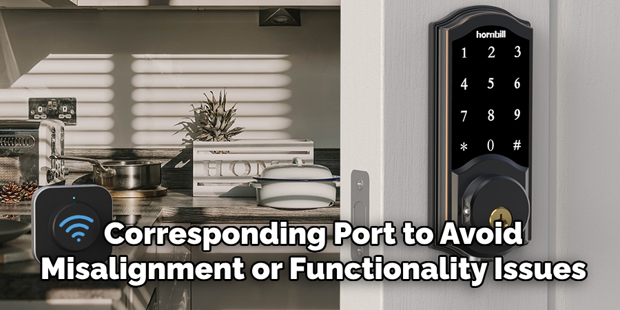 Corresponding Port to Avoid
Misalignment or Functionality Issues