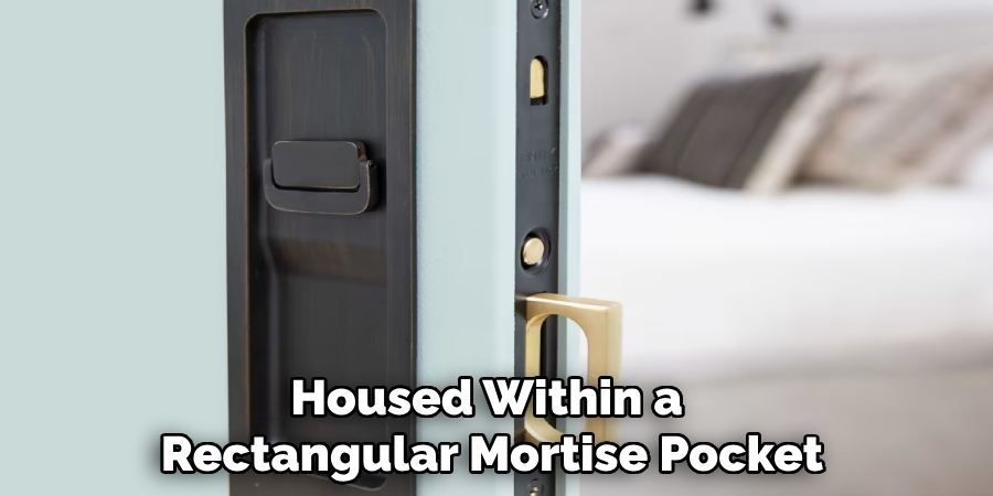 Housed Within a 
Rectangular Mortise Pocket
