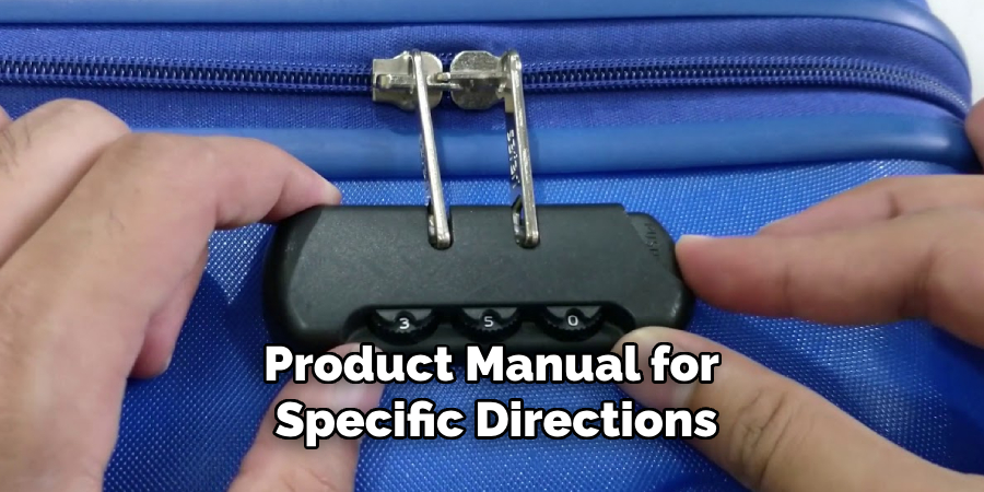 Product Manual for 
Specific Directions